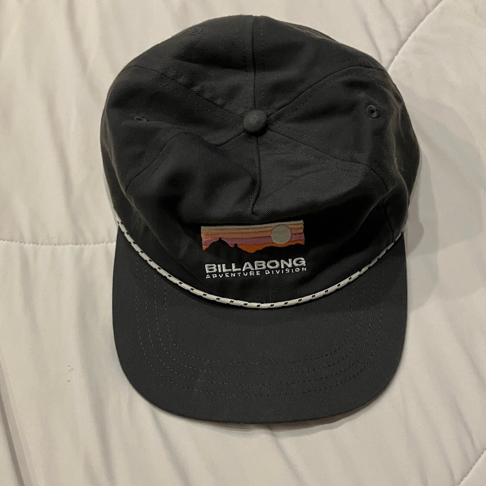 Billabong Black Cap with Sunset Embroidered Logo